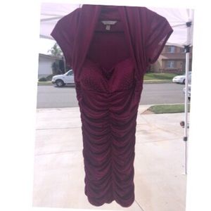 Deep Skin Tight Dress